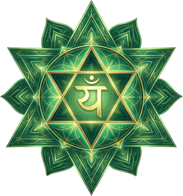 Anahata heart chakra symbol