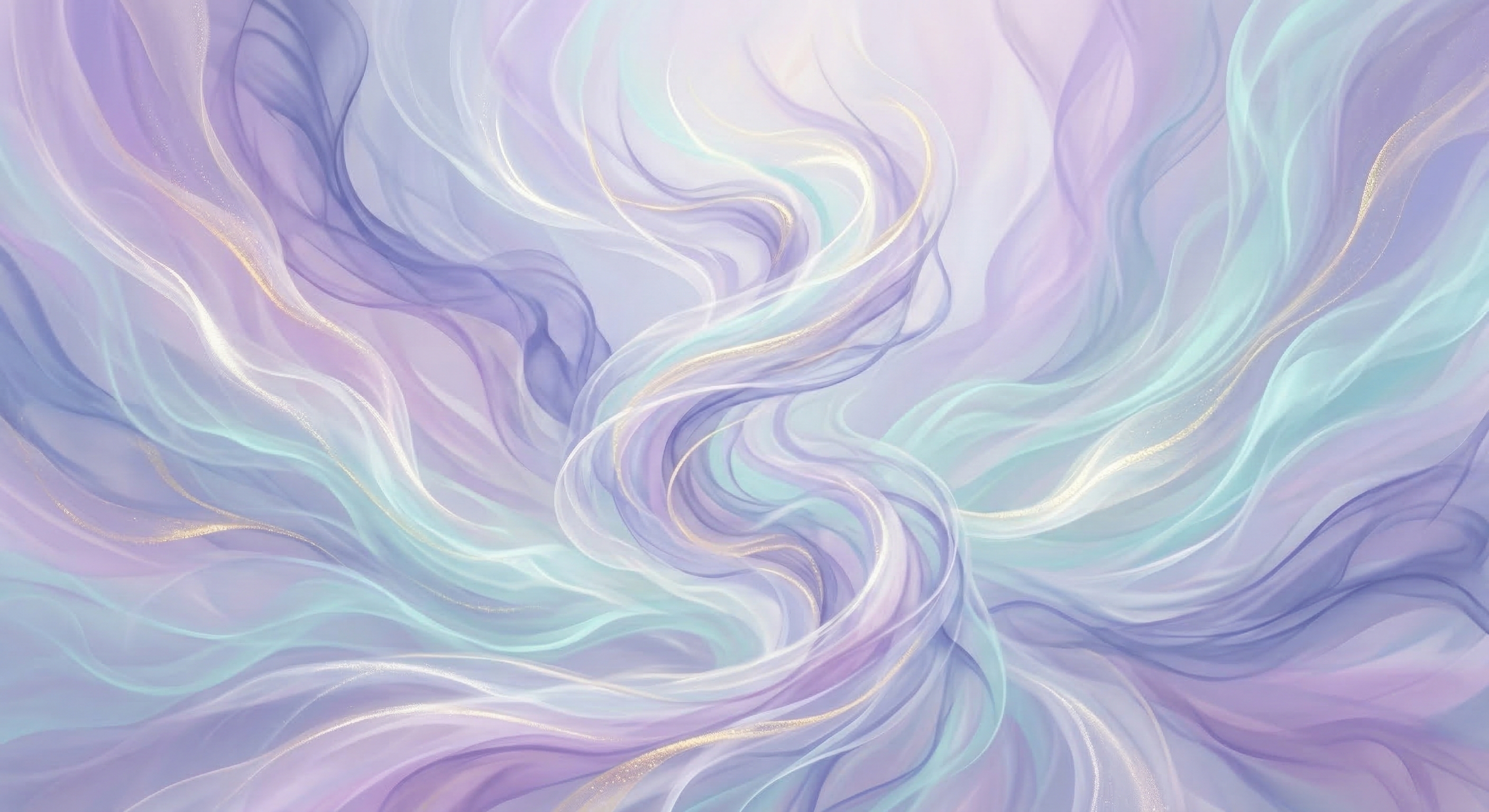Flowing ethereal energy representing the breath journey